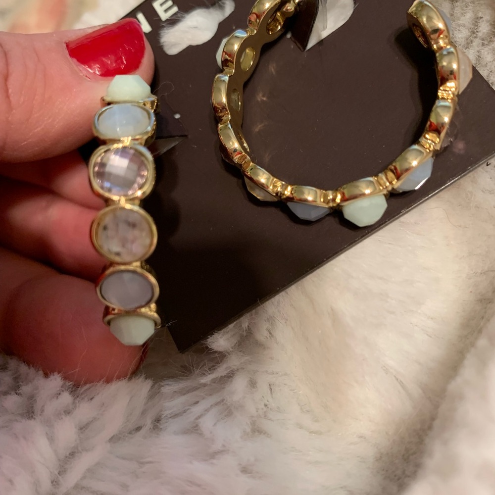 Anne Klein hoop earringss nwt - Picture 6 of 6